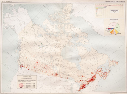 Distribution of Population – 1951